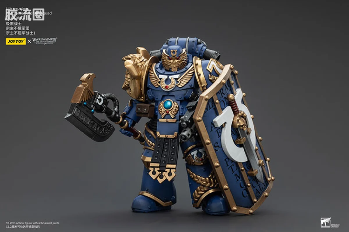 JOYTOY x 战锤40K 极限战士 战团 HH极限战士 常胜军（宗主不屈军团） - 图片