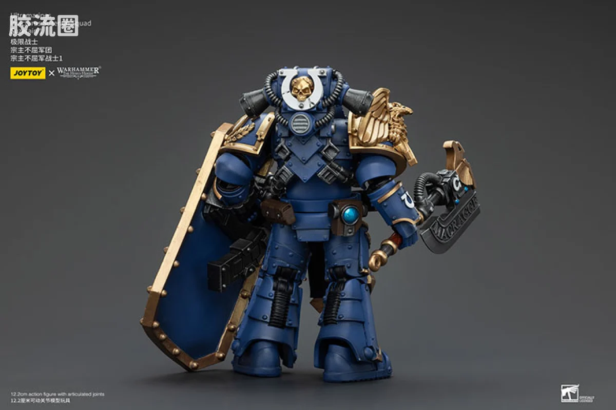 JOYTOY x 战锤40K 极限战士 战团 HH极限战士 常胜军（宗主不屈军团） - 图片