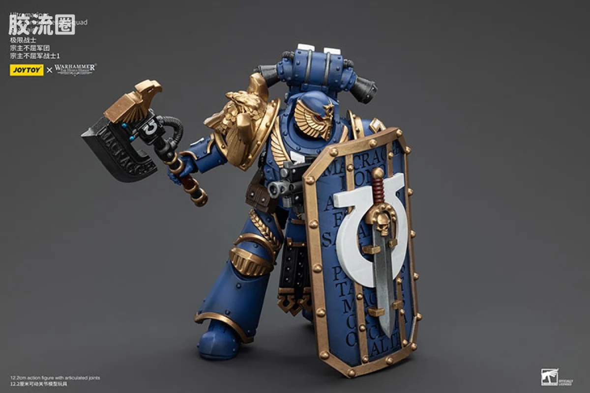 JOYTOY x 战锤40K 极限战士 战团 HH极限战士 常胜军（宗主不屈军团） - 图片