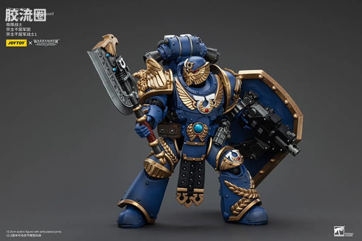JOYTOY x 战锤40K 极限战士 战团 HH极限战士 常胜军（宗主不屈军团） - 图片