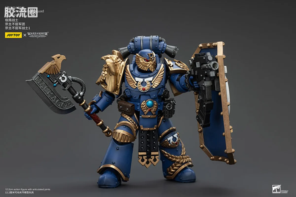 JOYTOY x 战锤40K 极限战士 战团 HH极限战士 常胜军（宗主不屈军团） - 图片