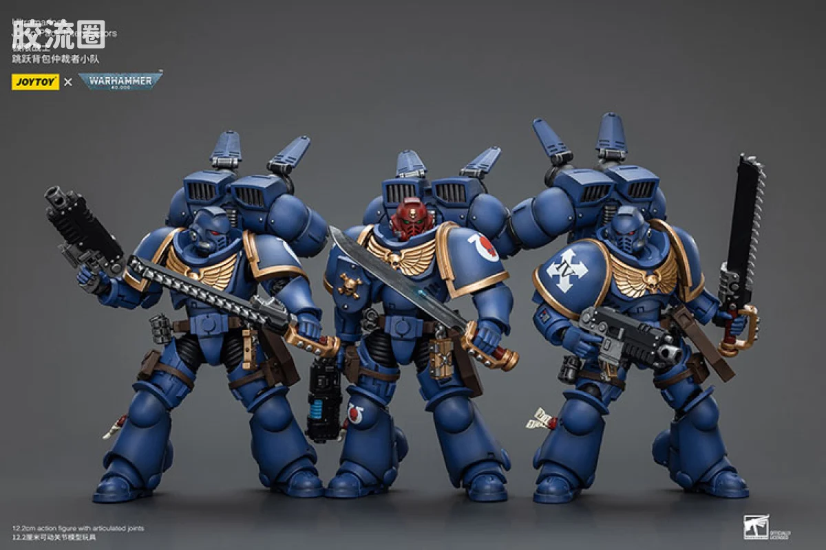 JOYTOY x 战锤40K 极限战士 战团 极限战士 跳跃背包仲裁小队 - 图片