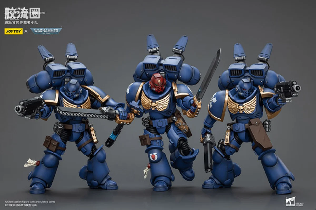 JOYTOY x 战锤40K 极限战士 战团 极限战士 跳跃背包仲裁小队 - 图片