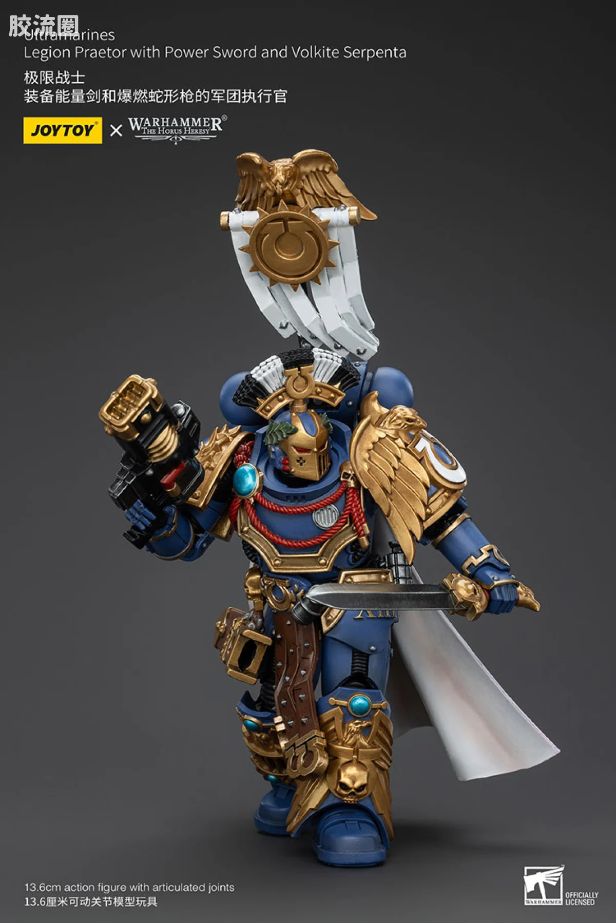 JOYTOY x 战锤40K 极限战士 战团 HH极限战士 军团执政官（爆燃蛇形枪＆能量剑） - 图片