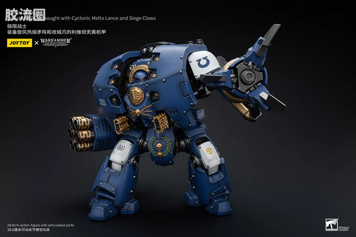JOYTOY x 战锤40K 机甲载具单位 HH极限战士 利维坦无畏（攻城爪＆旋风热熔矛阵） - 图片