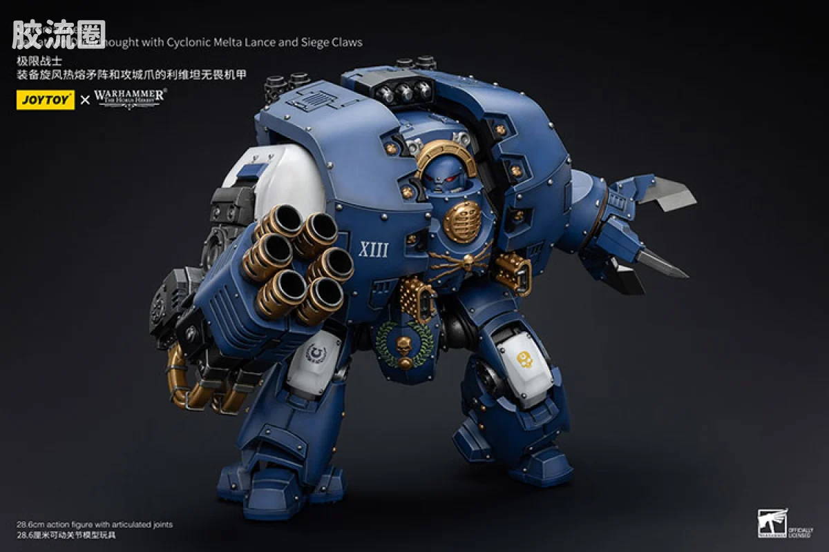 JOYTOY x 战锤40K 机甲载具单位 HH极限战士 利维坦无畏（攻城爪＆旋风热熔矛阵） - 图片