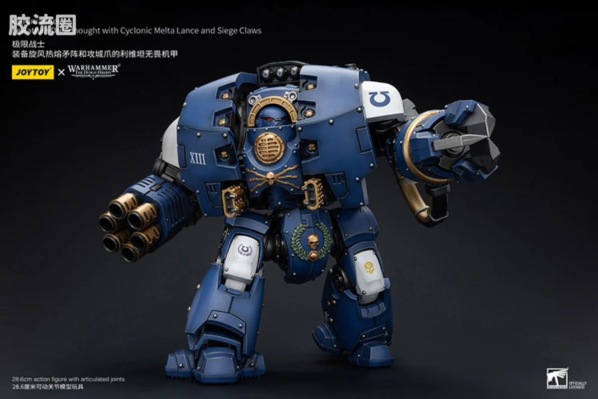 JOYTOY x 战锤40K 机甲载具单位 HH极限战士 利维坦无畏（攻城爪＆旋风热熔矛阵） - 图片