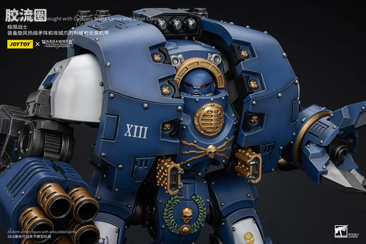 JOYTOY x 战锤40K 机甲载具单位 HH极限战士 利维坦无畏（攻城爪＆旋风热熔矛阵） - 图片