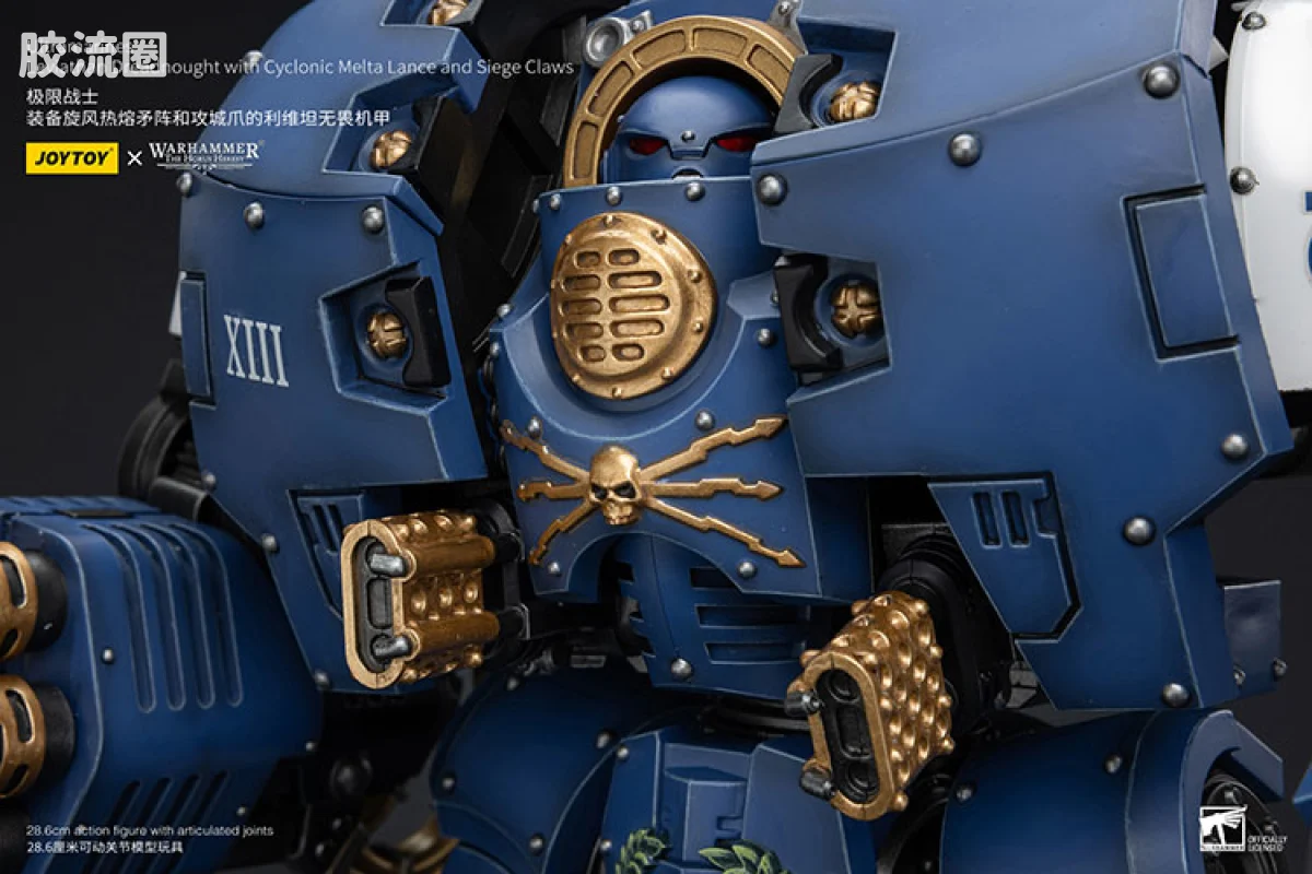 JOYTOY x 战锤40K 机甲载具单位 HH极限战士 利维坦无畏（攻城爪＆旋风热熔矛阵） - 图片