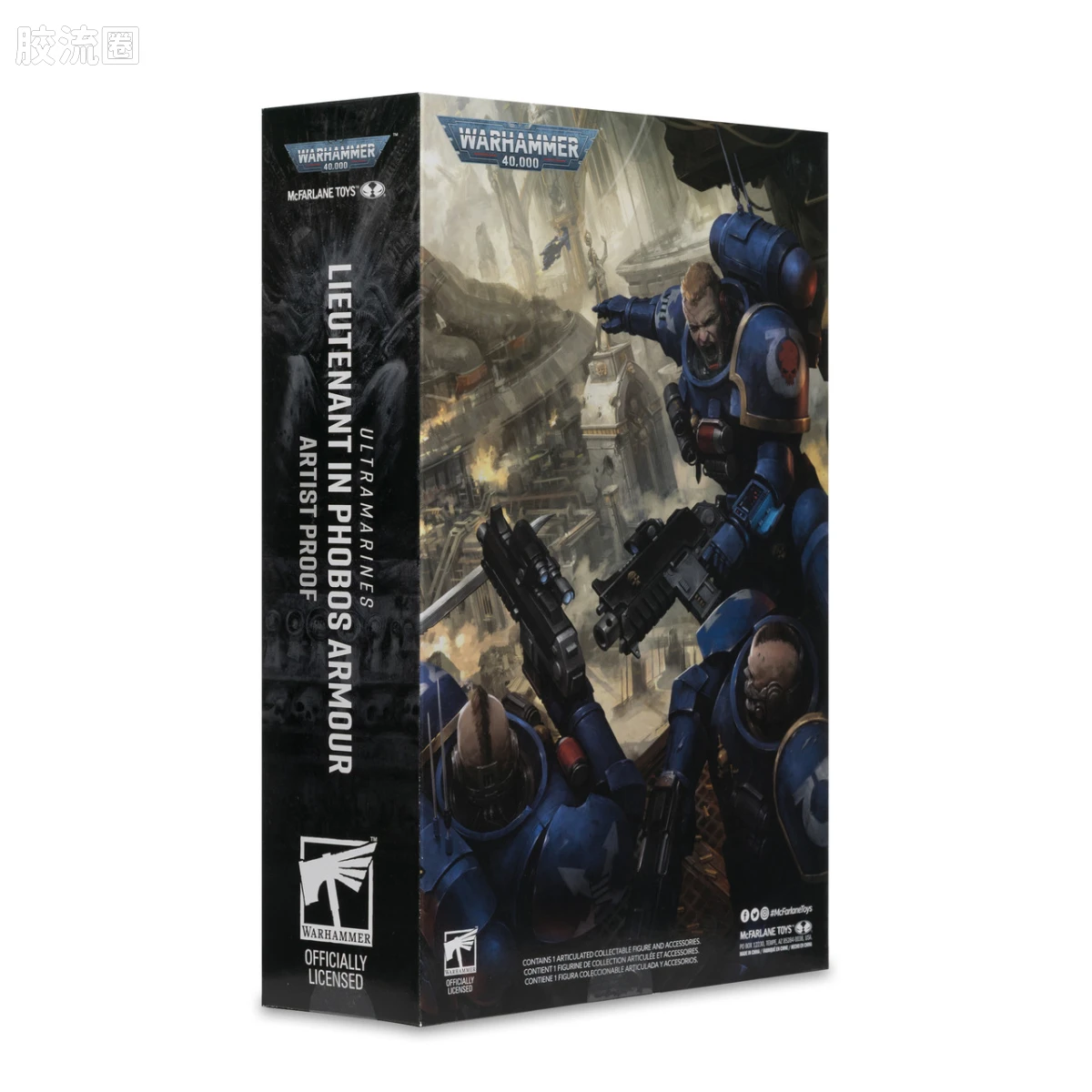 麦克法兰游戏与动画系列 游戏 战锤40K/Warhammer 40,000 极限战士 潜行甲中尉 素模 - 图片