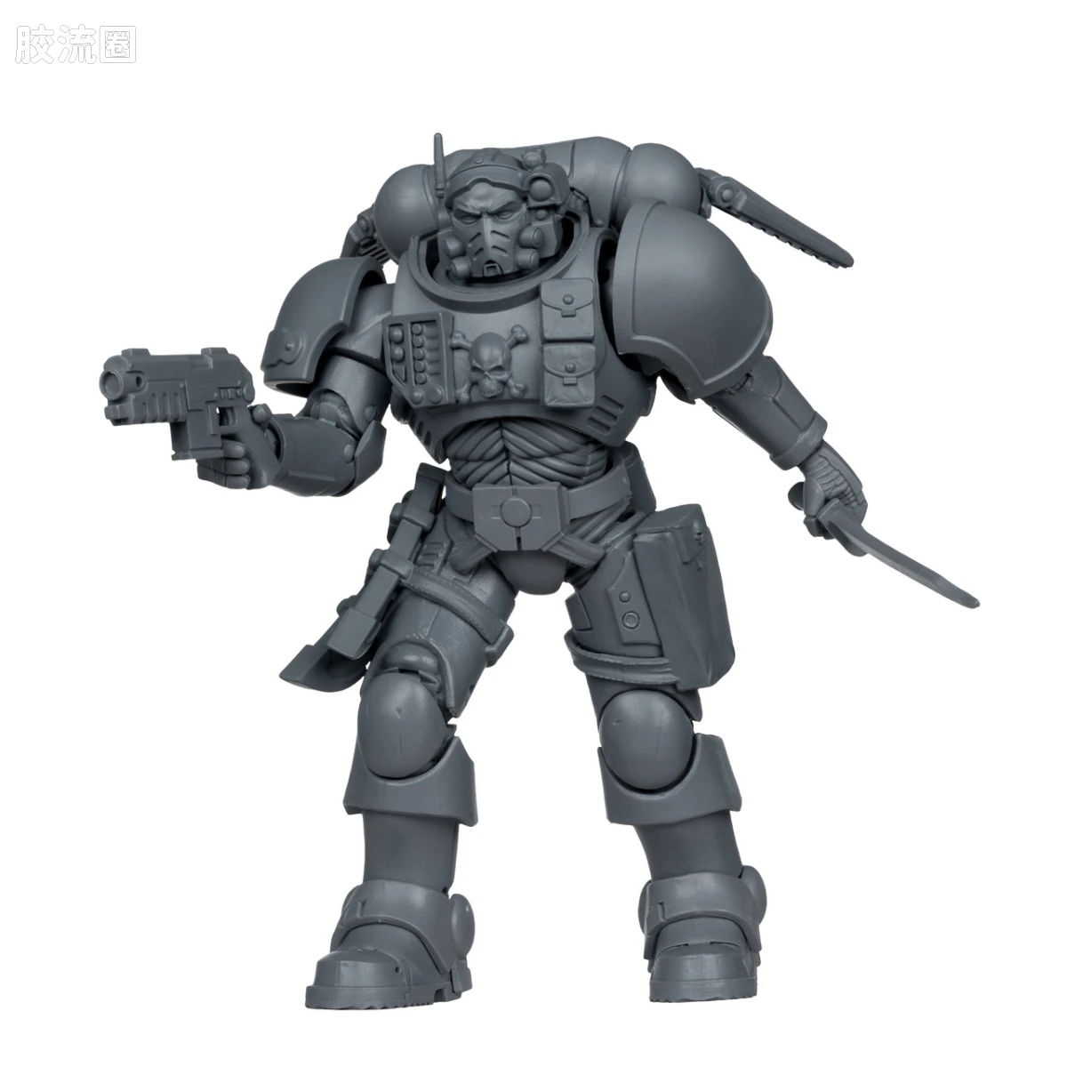 麦克法兰游戏与动画系列 游戏 战锤40K/Warhammer 40,000 极限战士 潜行甲中尉 素模 - 图片