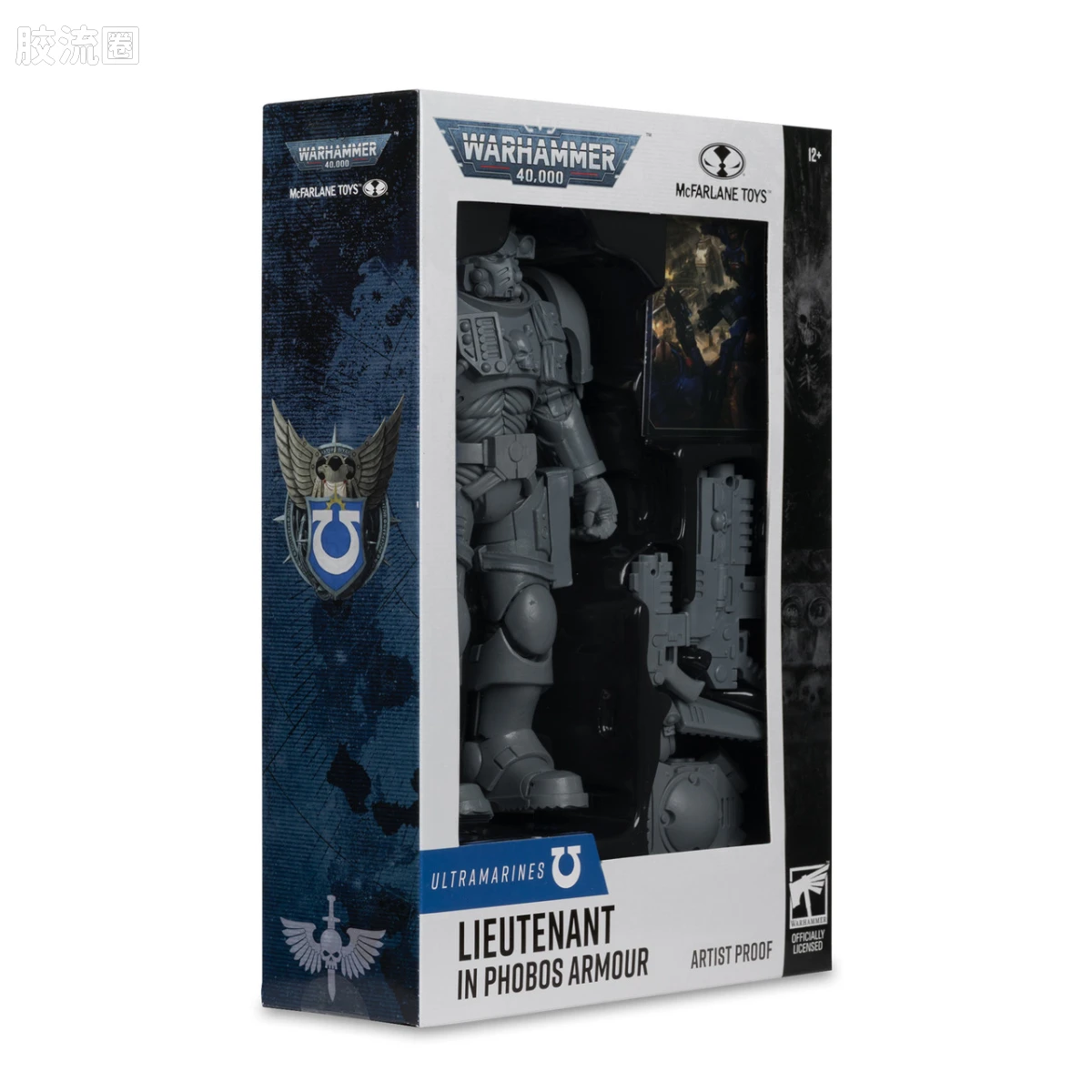 麦克法兰游戏与动画系列 游戏 战锤40K/Warhammer 40,000 极限战士 潜行甲中尉 素模 - 图片