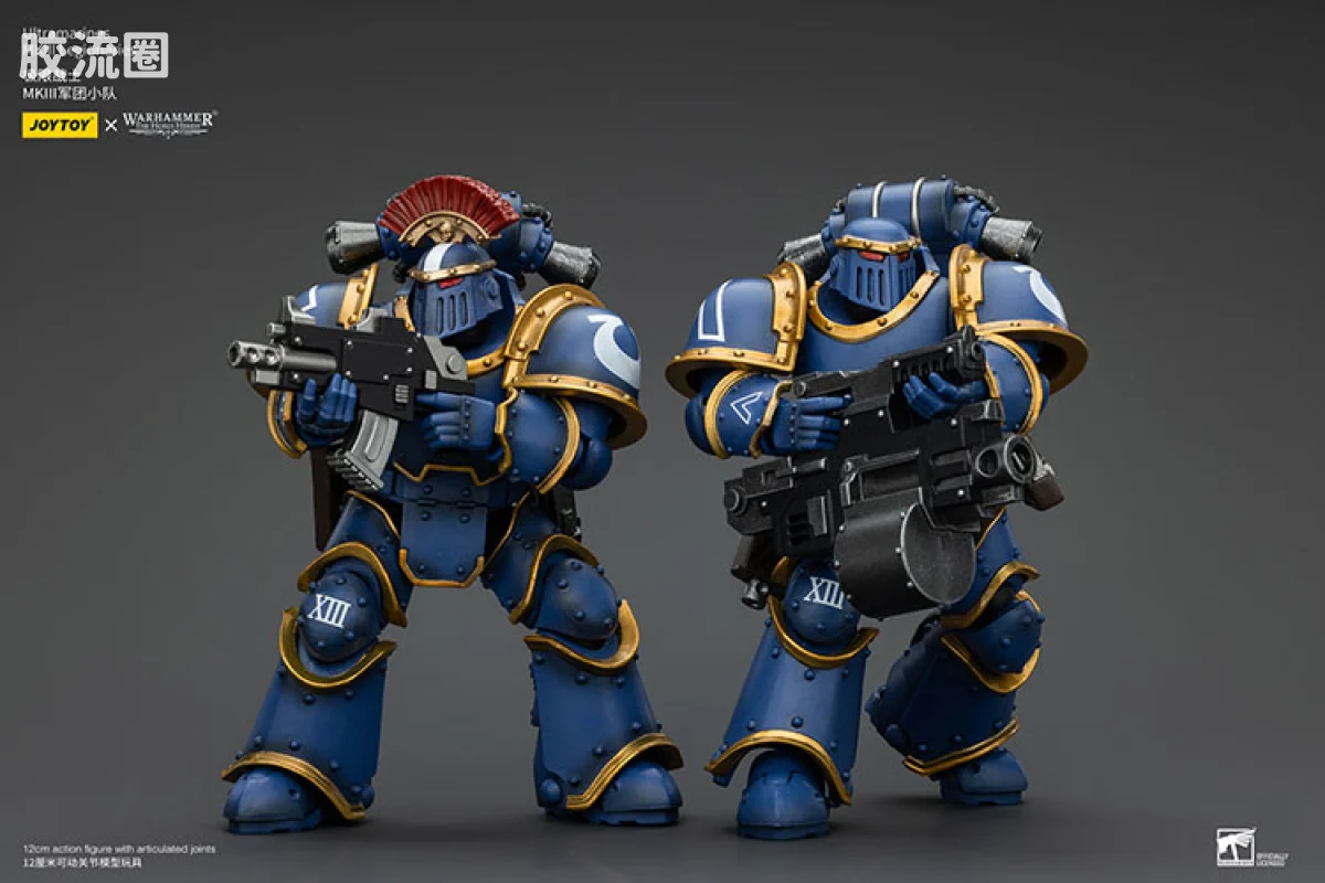 JOYTOY x 战锤40K 极限战士 战团 HH极限战士 MK3军团小队 - 图片