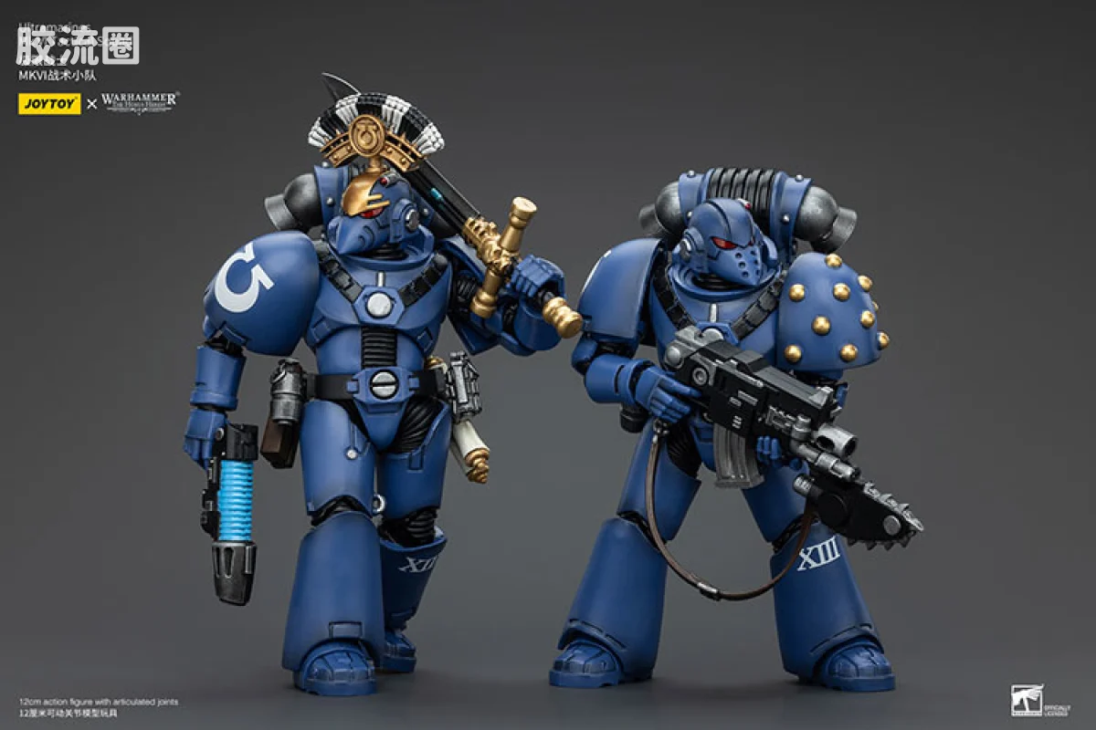 JOYTOY x 战锤40K 极限战士 战团 HH极限战士 MK6战术小队 - 图片