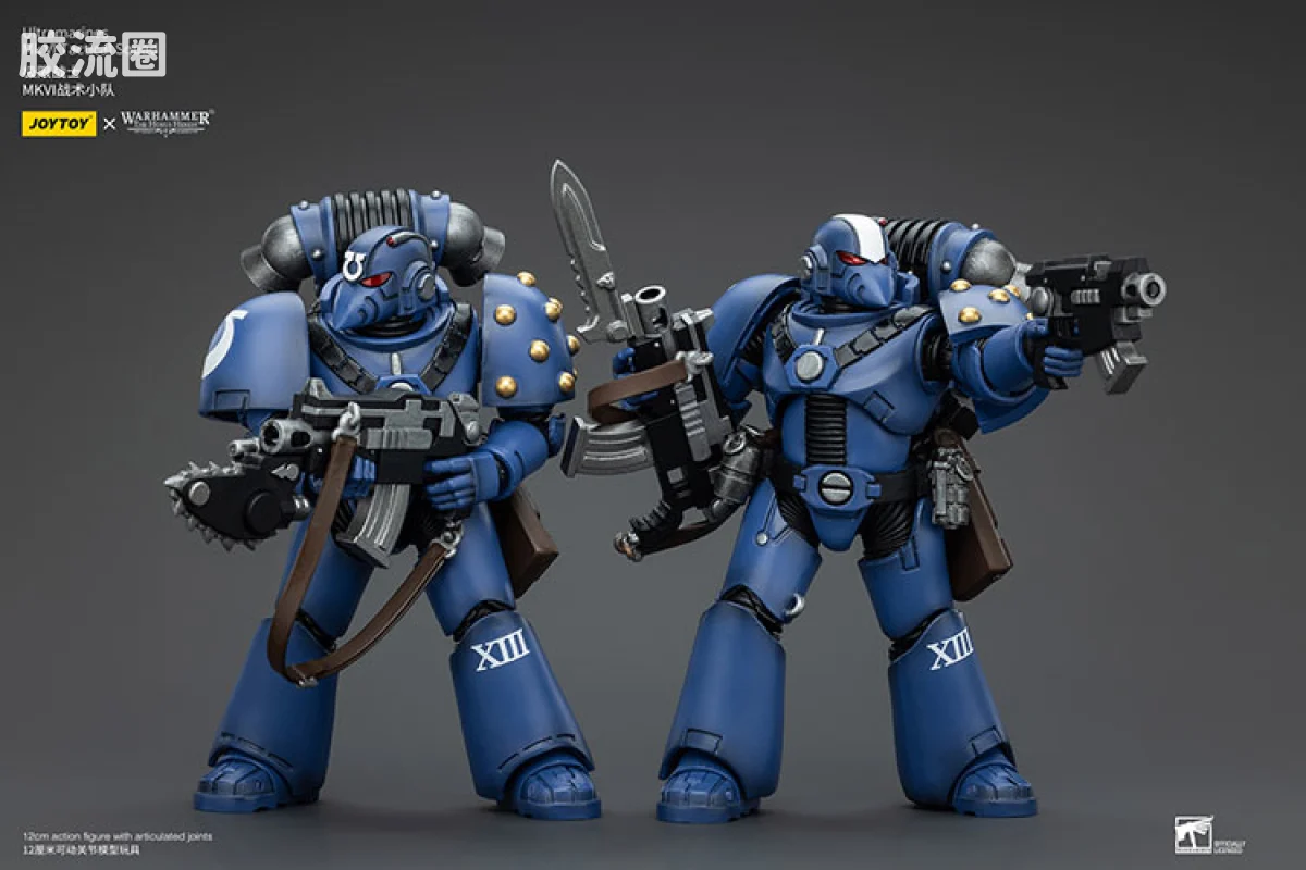 JOYTOY x 战锤40K 极限战士 战团 HH极限战士 MK6战术小队 - 图片
