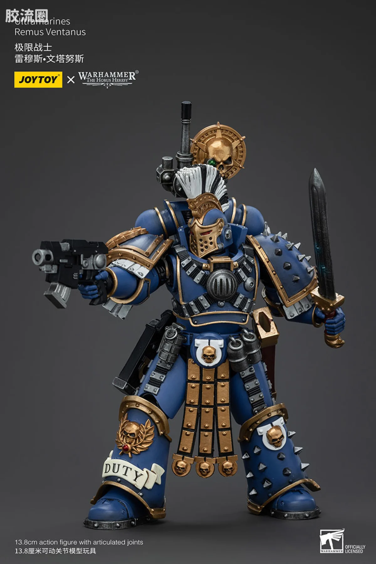 JOYTOY x 战锤40K 极限战士 战团 HH极限战士 雷姆斯·文坦努斯 - 图片