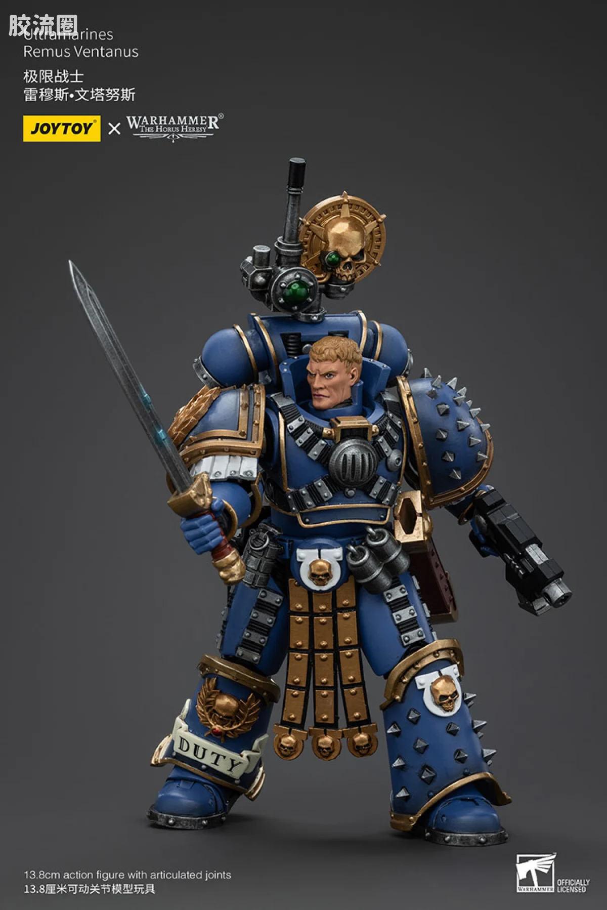 JOYTOY x 战锤40K 极限战士 战团 HH极限战士 雷姆斯·文坦努斯 - 图片