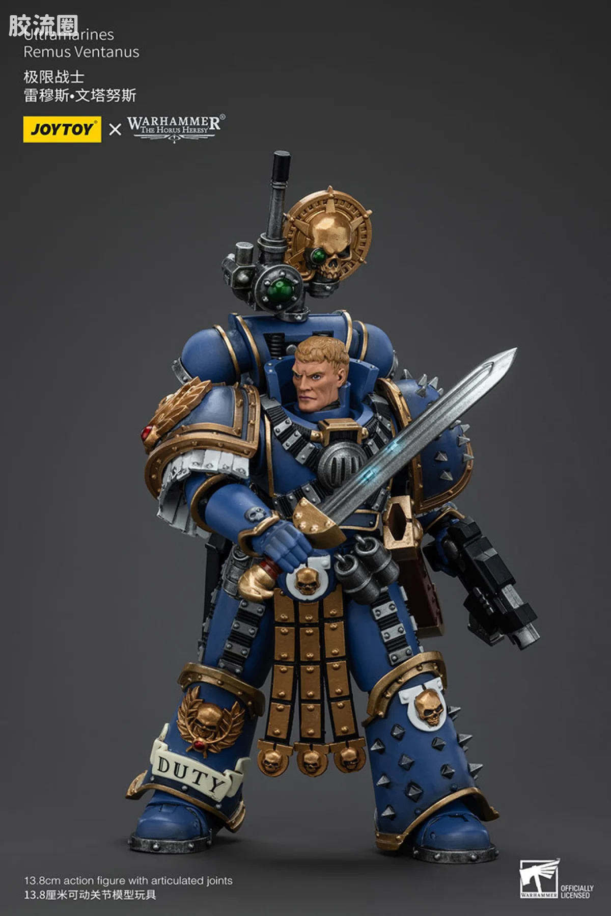 JOYTOY x 战锤40K 极限战士 战团 HH极限战士 雷姆斯·文坦努斯 - 图片