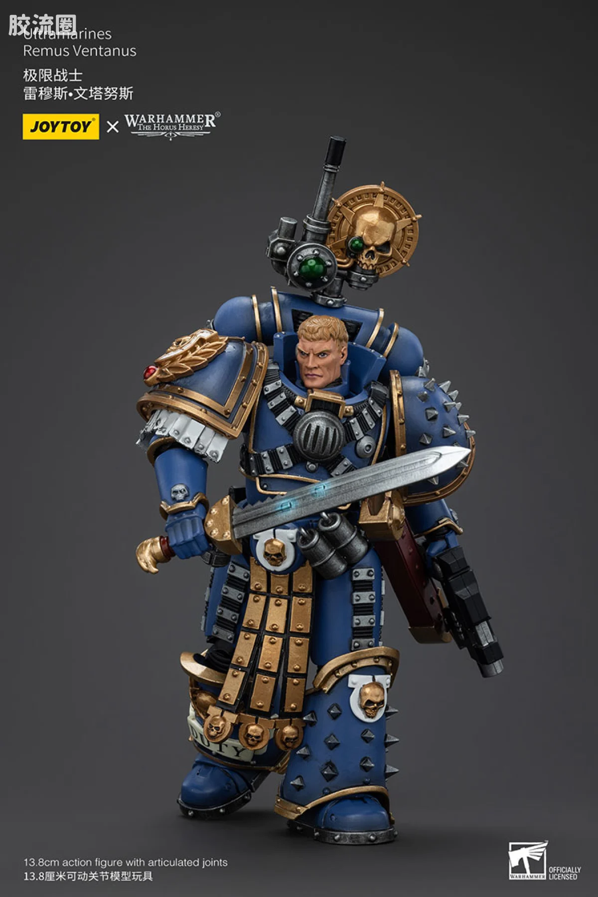JOYTOY x 战锤40K 极限战士 战团 HH极限战士 雷姆斯·文坦努斯 - 图片