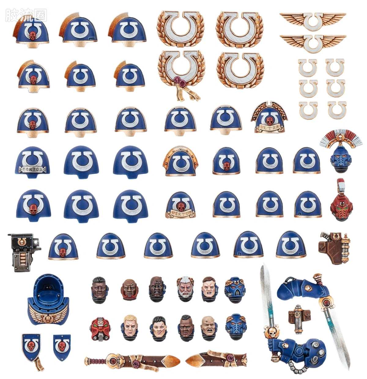战锤40K Ultramarines 极限战士 10版 极限战士升级改件 - 图片