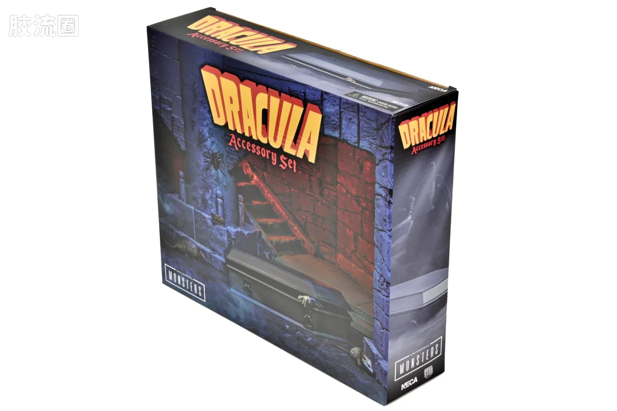 NECA 7寸可动人形系列 环球怪物 终极版系列 电影 吸血鬼德古拉 场景配件包 - 图片