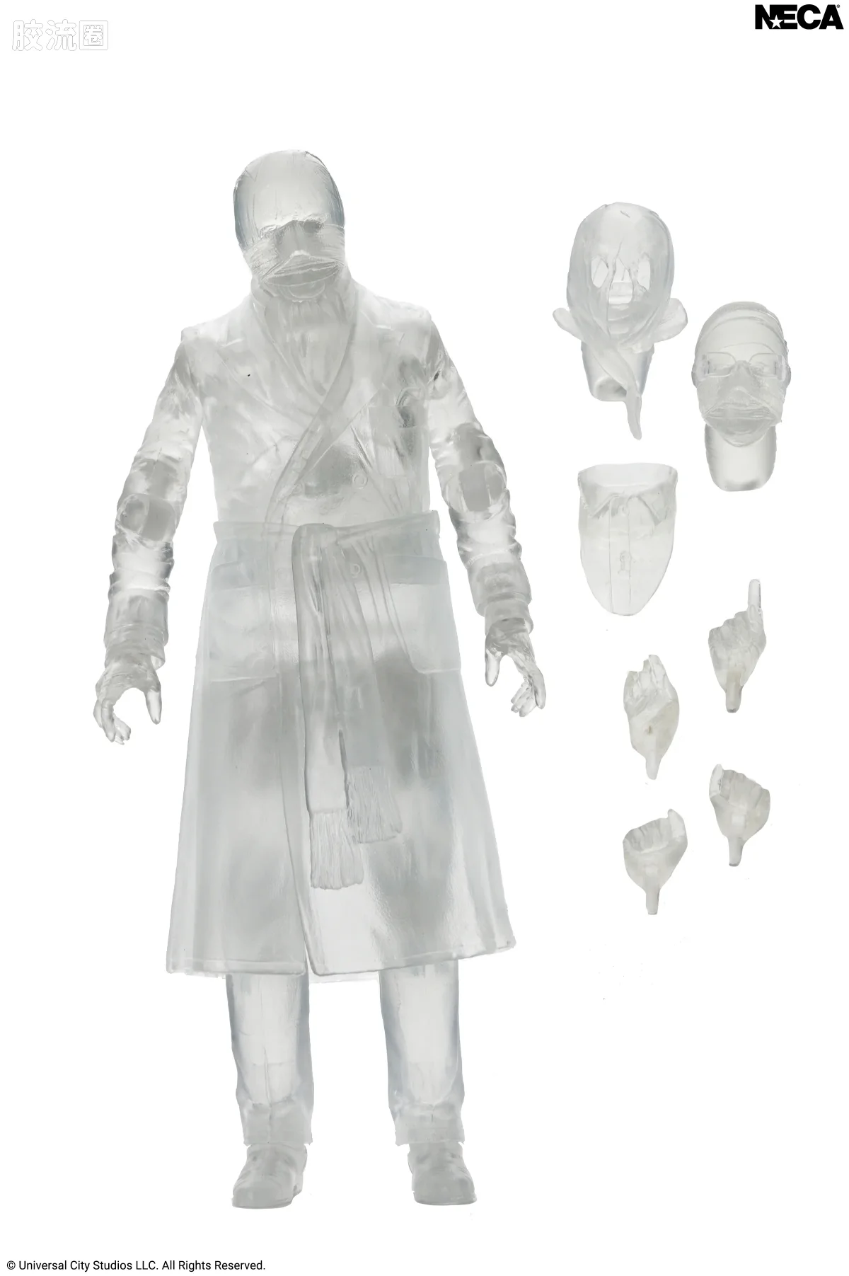 NECA 7寸可动人形系列 终极版/豪华版 电影系列 隐身人 - 图片