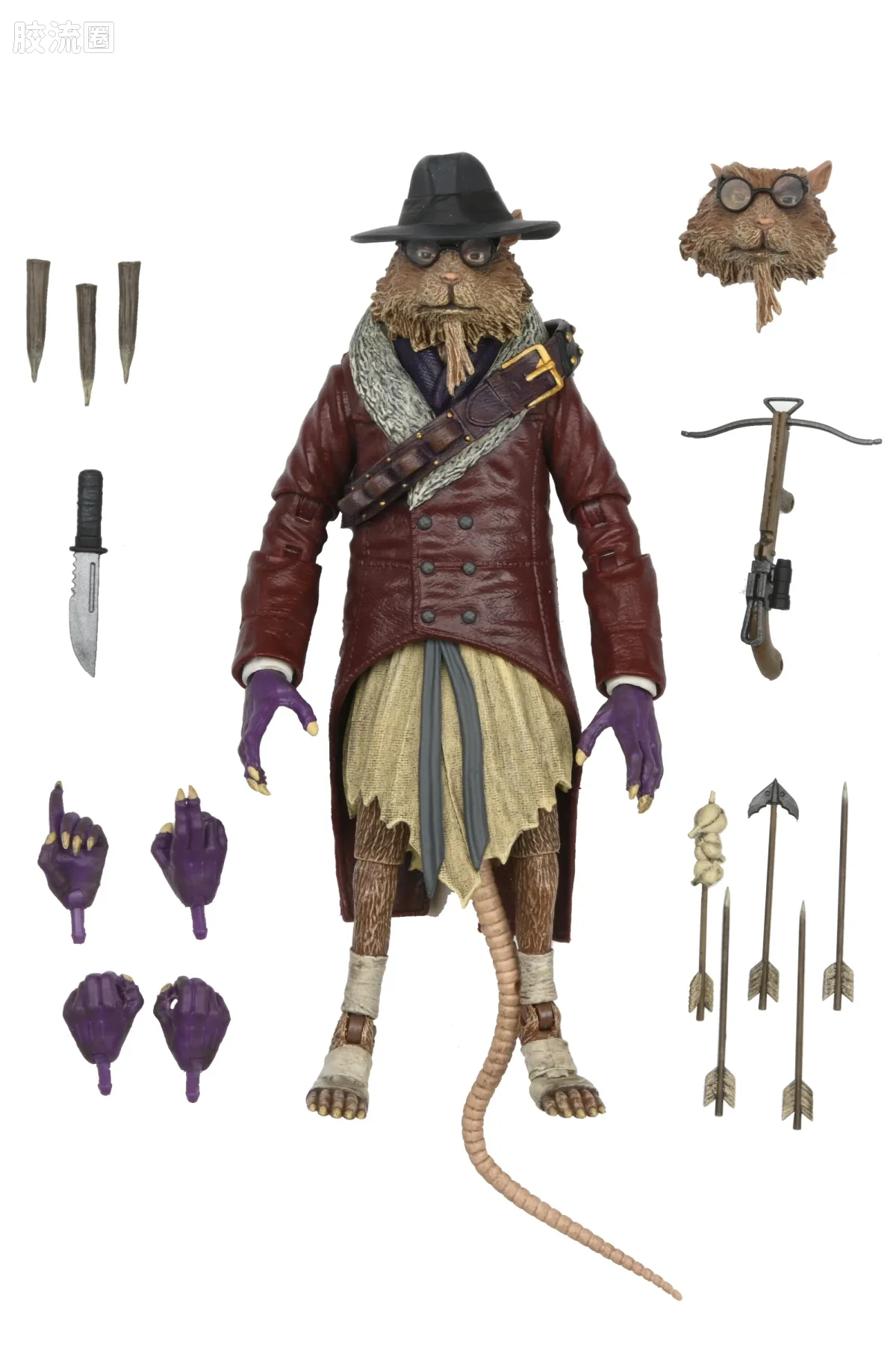 NECA 7寸可动人形系列 环球怪物 X 忍者神龟系列 电影 范海辛 斯普林特 - 图片