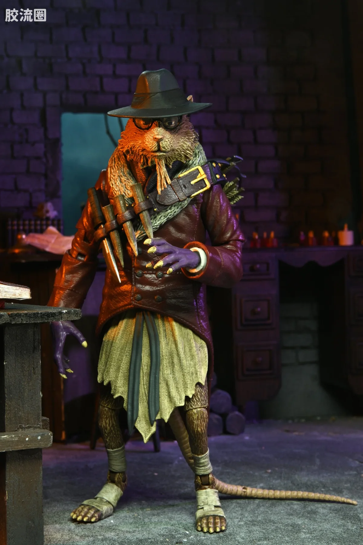 NECA 7寸可动人形系列 环球怪物 X 忍者神龟系列 电影 范海辛 斯普林特 - 图片