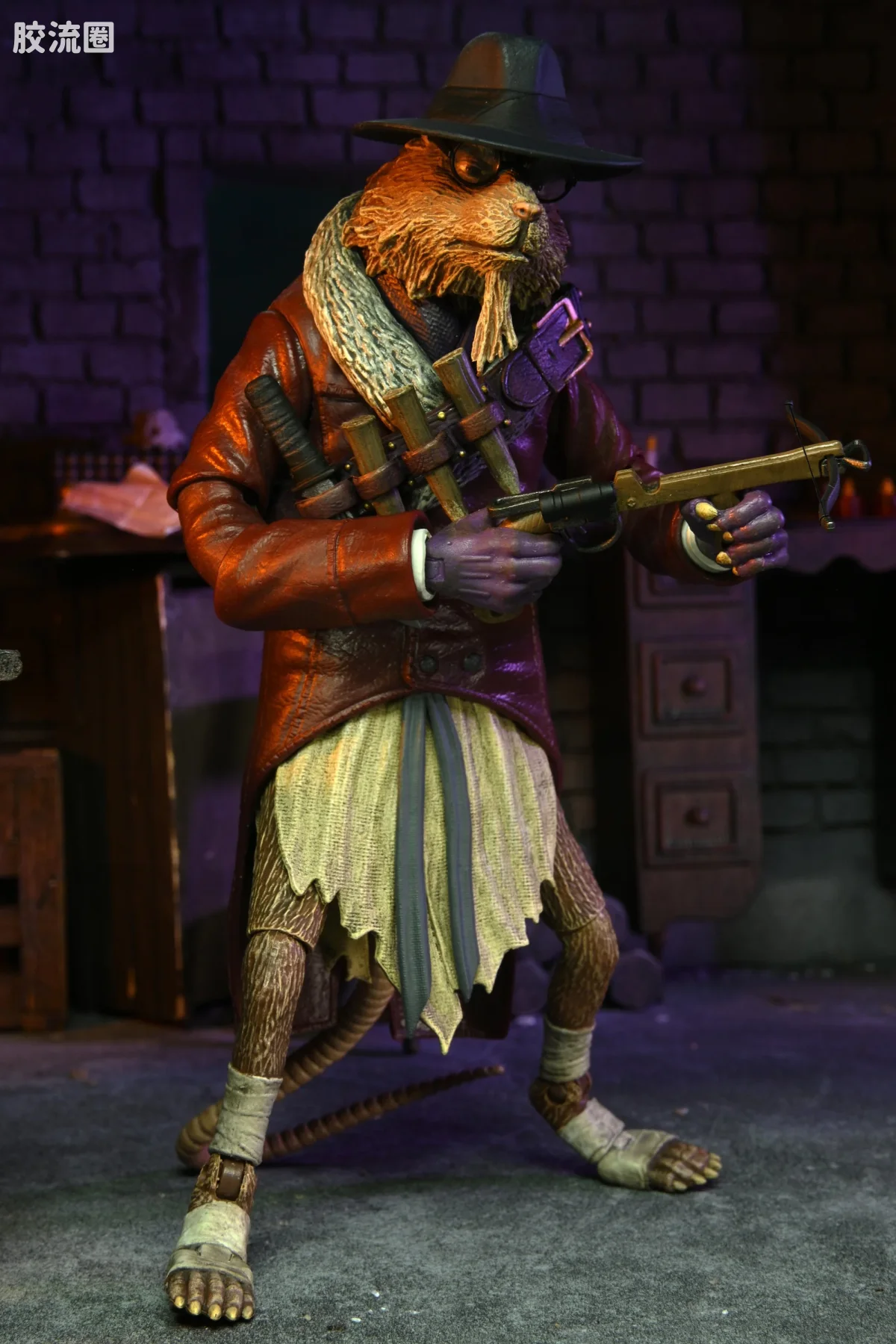 NECA 7寸可动人形系列 环球怪物 X 忍者神龟系列 电影 范海辛 斯普林特 - 图片
