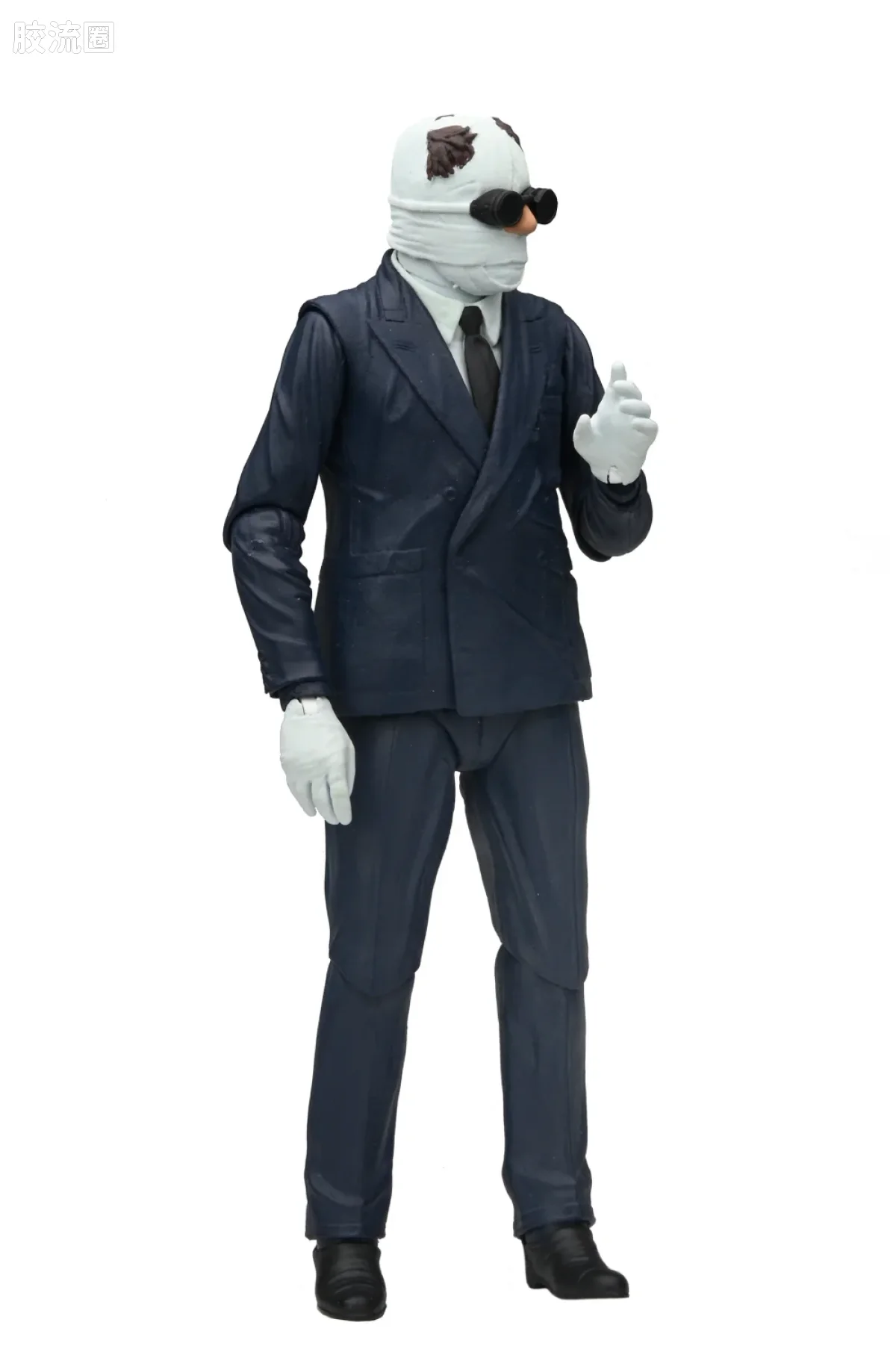 NECA 7寸可动人形系列 环球怪物 终极版系列 夜光复古款 隐形人 - 图片