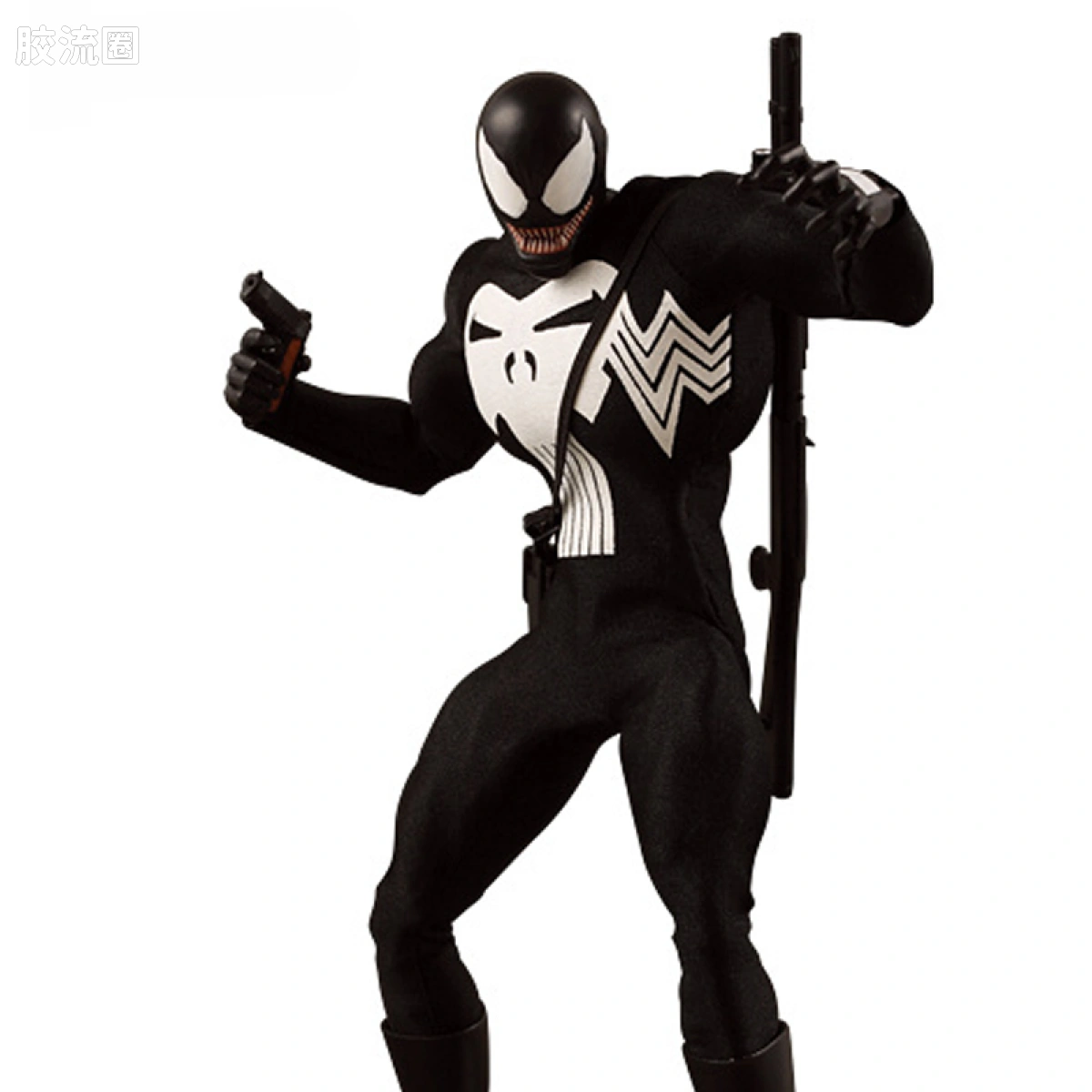 RAH12寸真人皮偶系列玩具 MARVEL角色 VENOM HAD POSSESSED THE PUNISHER