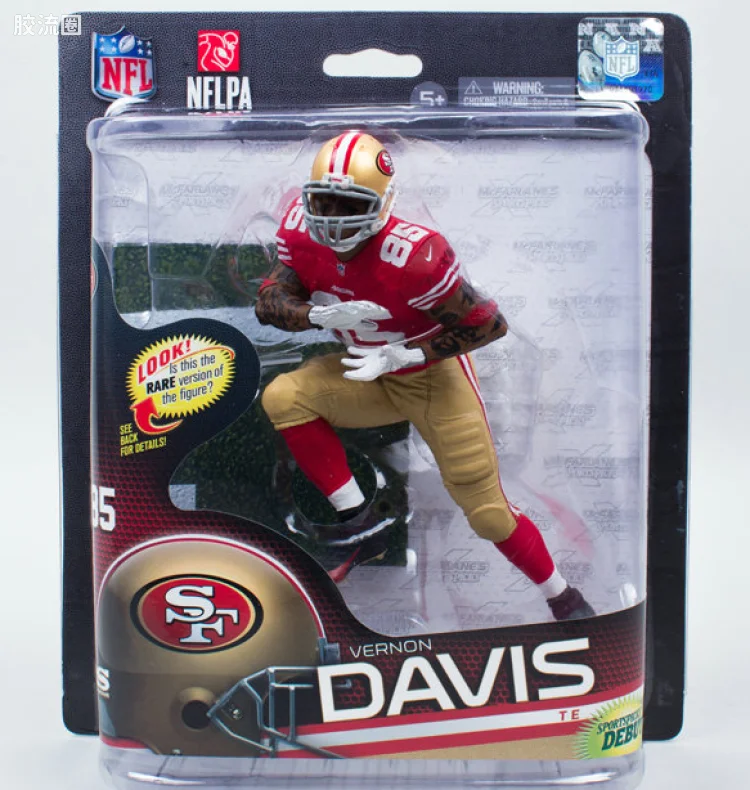 麦克法兰NFL美式足球系列玩具 第32代 VERNON DAVIS