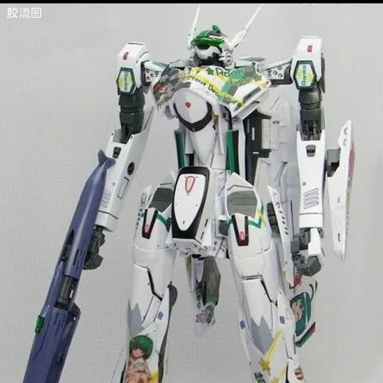 万代超时空要塞系列拼装模型 限定版 VF-25F Messiah Valkyrie Alto Custom 兰花痛机