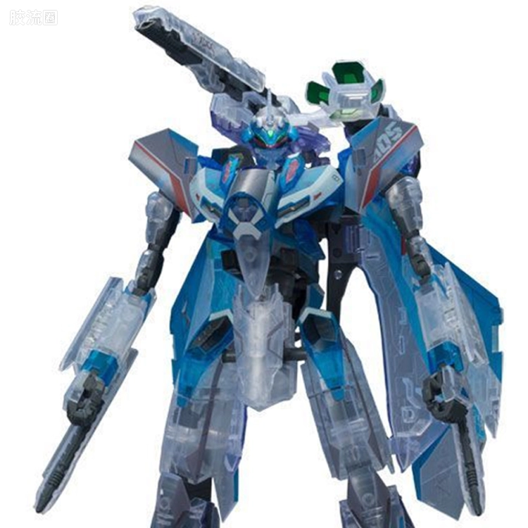 万代超时空要塞系列拼装模型 限定版 VF-31J Siegfried(疾风机)彩透版