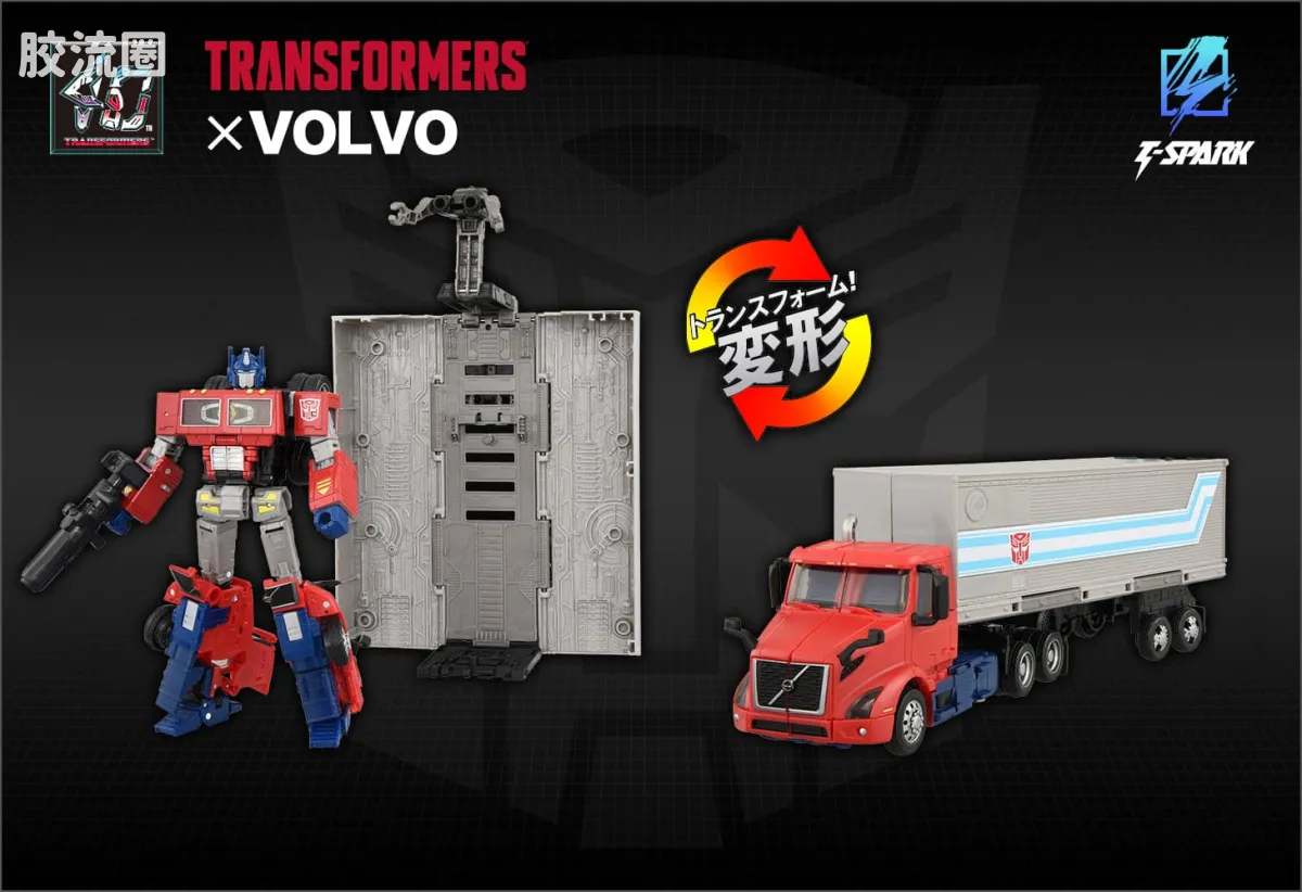变形金刚 日版综合系列 40周年精选 VOLVO VNR 擎天柱 - 图片