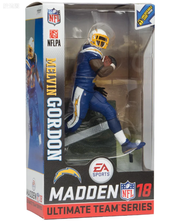 麦克法兰NFL美式足球系列玩具 Madden NFL 18 Ultimate Team Series 1 VON MILLER