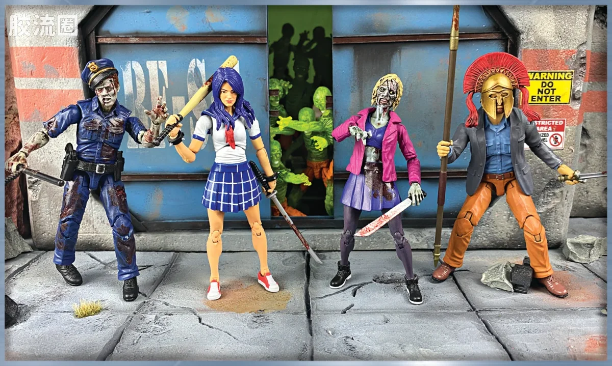 维特鲁威 H.A.C.K.S. 系列Z 丧尸 紫红女士 - 图片