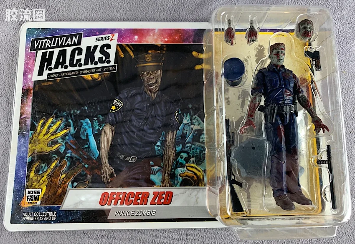 维特鲁威 H.A.C.K.S. 系列Z 丧尸 警官 泽德 - 图片