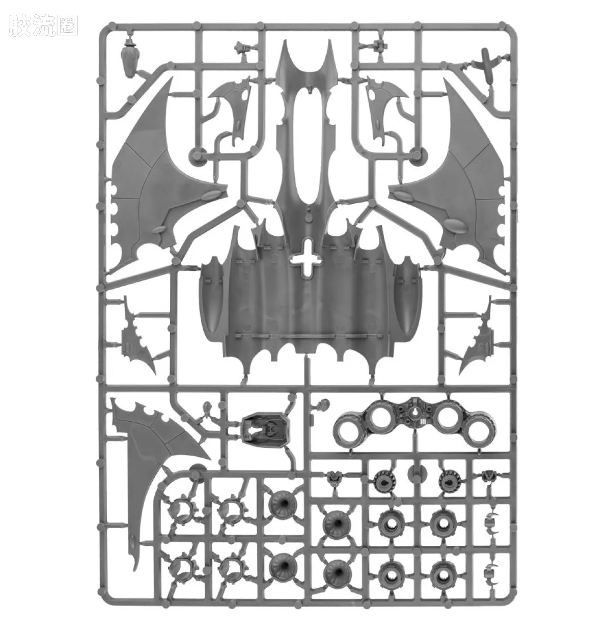 战锤40K Drukhari 黑暗灵族 7版 虚空鸦轰炸机 - 图片