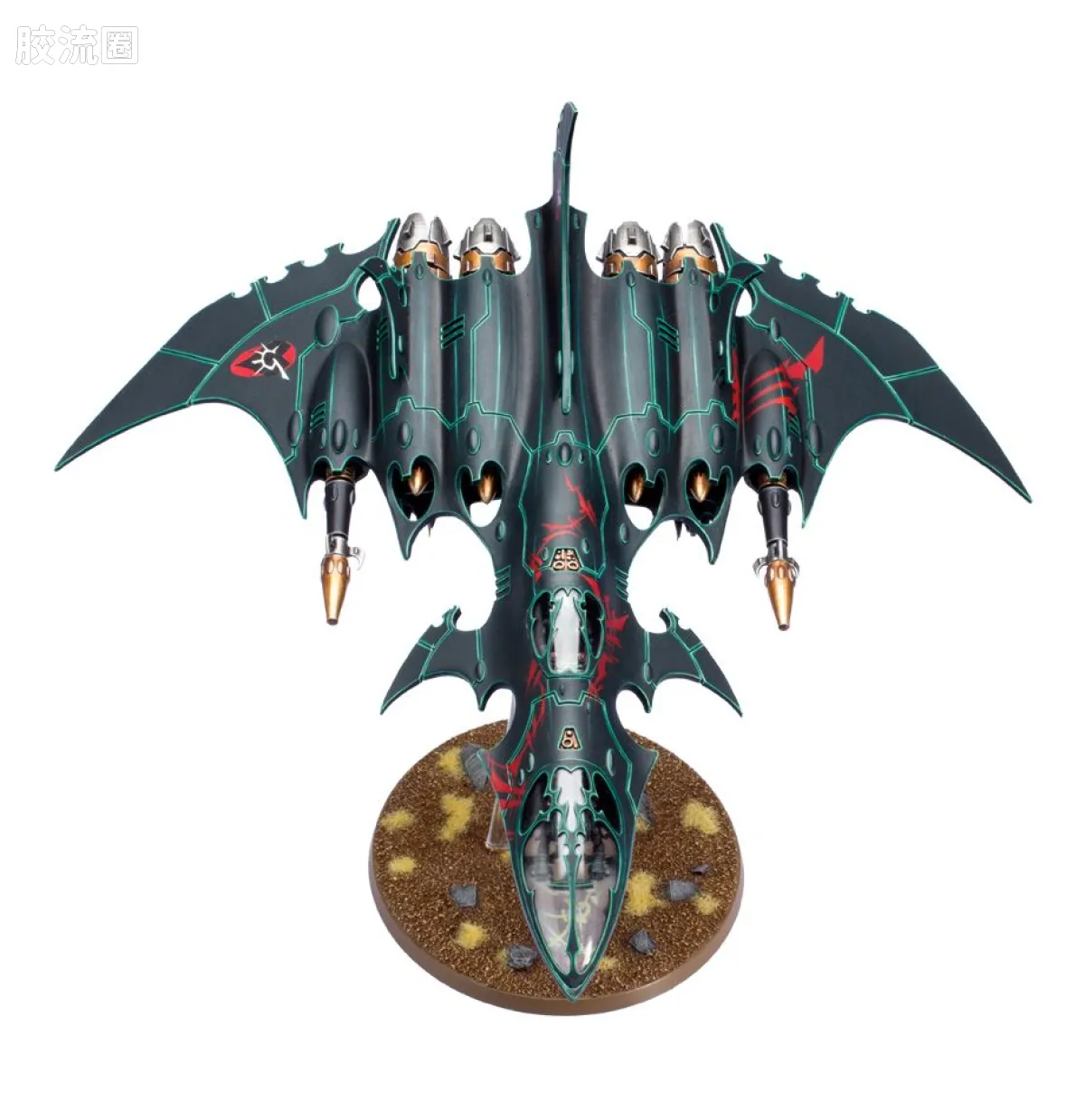 战锤40K Drukhari 黑暗灵族 7版 虚空鸦轰炸机 - 图片