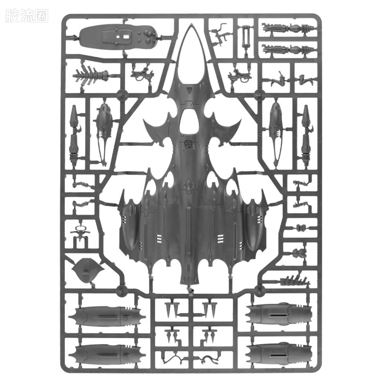 战锤40K Drukhari 黑暗灵族 7版 虚空鸦轰炸机 - 图片