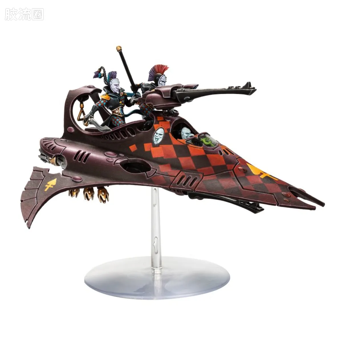 战锤40K Harlequin 丑角 7版 织虚者飞艇 - 图片
