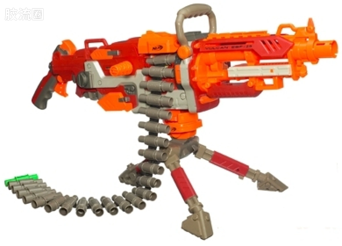NERF N-STRIKE系列 Vulcan EBF-25 红色配色