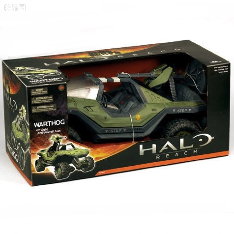 麦克法兰游戏与动画系列 HALO: REACH SERIES 1 VEHICLES WARTHOG WITH LIGHT ANTI-AIRCRAFT GUN