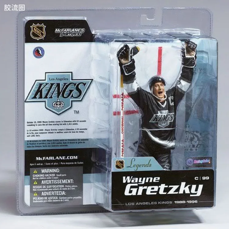 麦克法兰NHL冰球系列玩具 传奇系列第1代 WAYNE GRETZKY 2