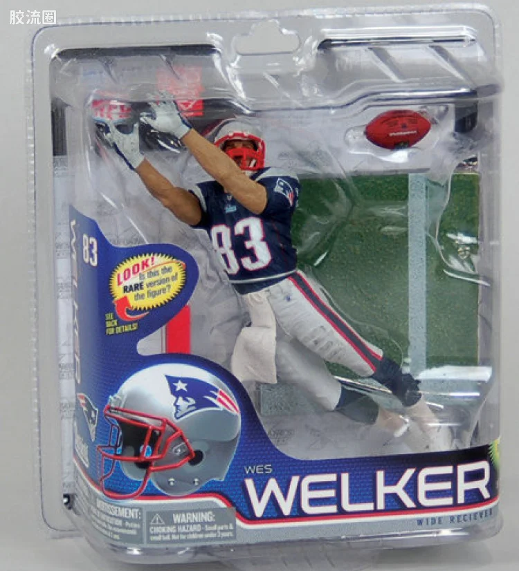 麦克法兰NFL美式足球系列玩具 第26代 WES WELKER