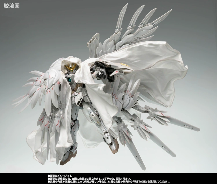GUNDAM FIX FIGURATION GUNDAM FIX FIGURATION METAL COMPOSITE系列 飞翼零式高达 CLOAKED CUSTOM - 图片