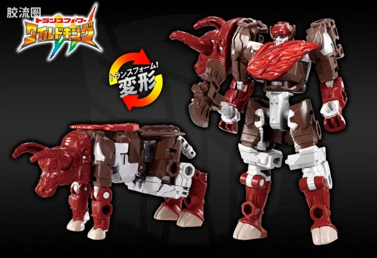 变形金刚WK 狂野之王 WKS系列 WKS-03 暗天陨&熔岩斗牛 狂野合体套装 - 图片