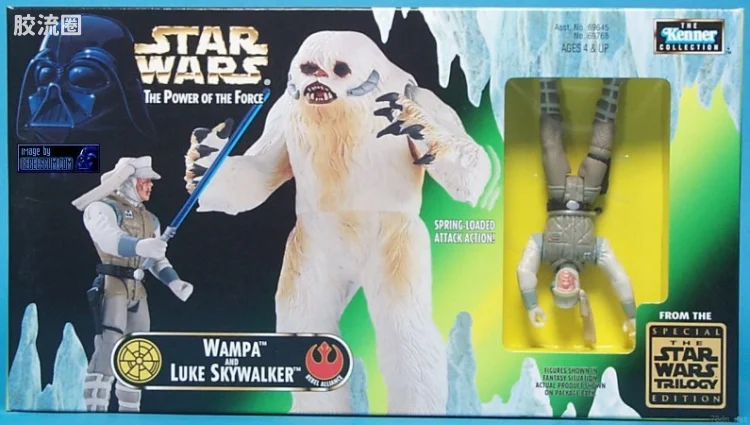 Wampa with Luke Skywalker in Hoth Gear