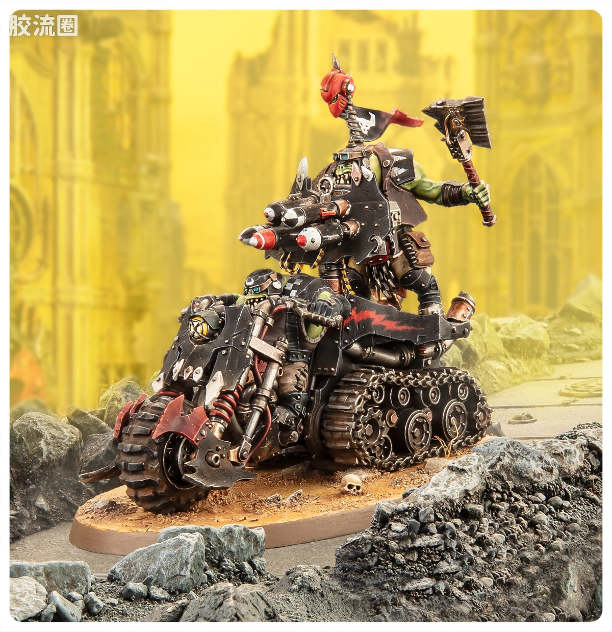 战锤40K Ork 欧克蛮人 11版 战争履带车 - 图片